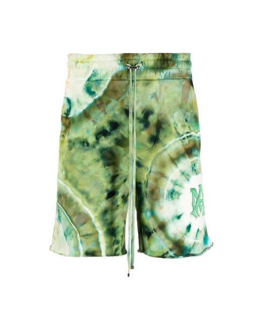 Amiri Green Casual Shorts for men