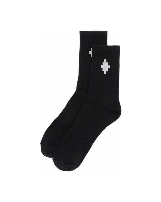 Marcelo Burlon Black Socks for men