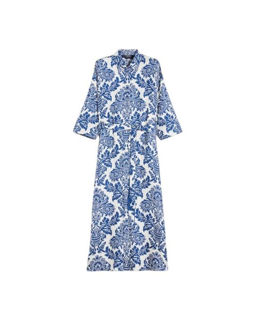 Max Mara Blue Shirt Dresses