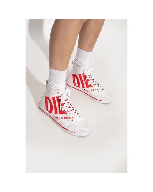 DIESEL Red Sneakers for men
