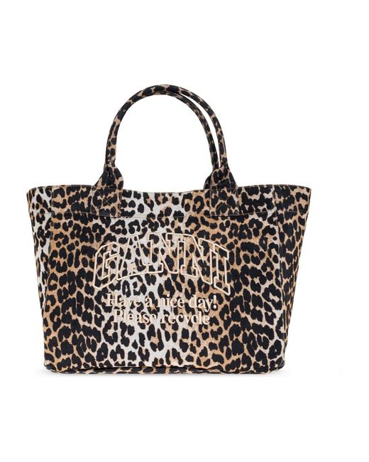 Ganni Black Tote Bags