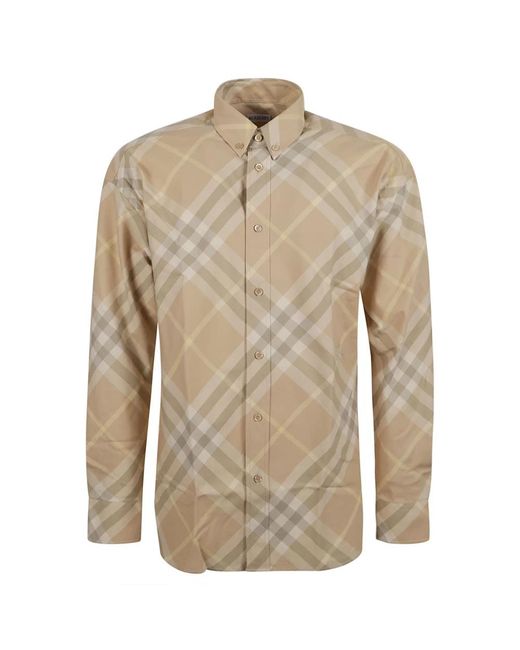 Burberry Natural Casual Shirts for men