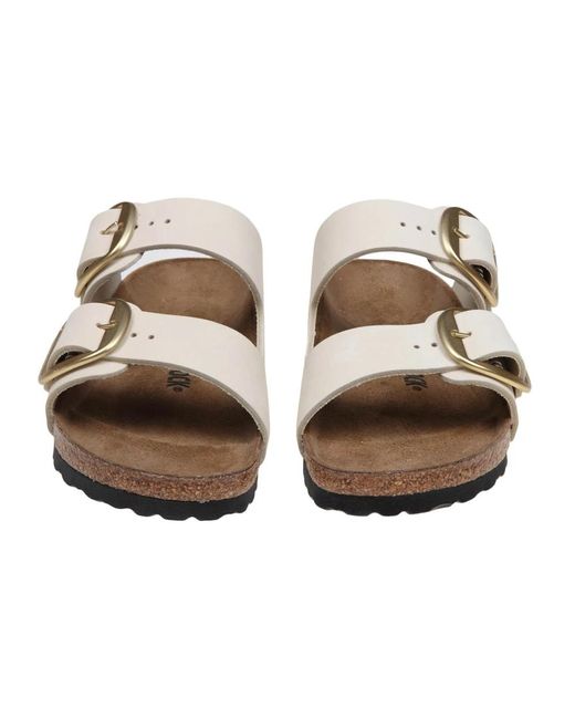Birkenstock Sliders in het White