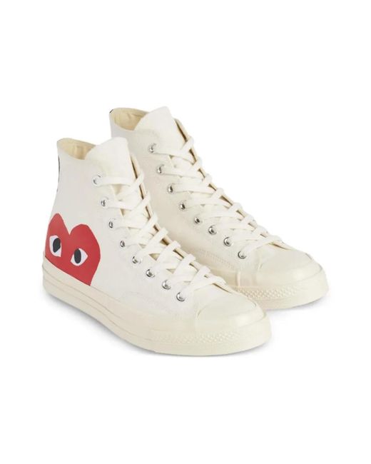 COMME DES GARÇONS PLAY Red Sneakers