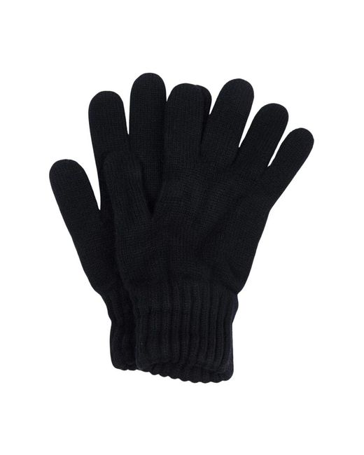 Barbour Black Lambswool Gloves