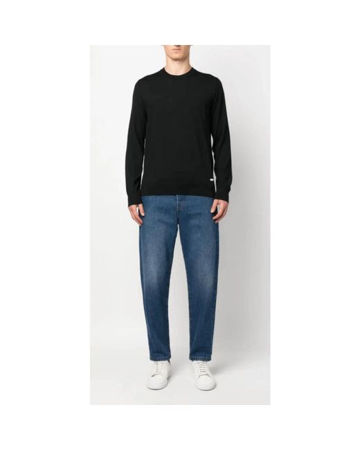 Brioni Black Round-Neck Knitwear for men