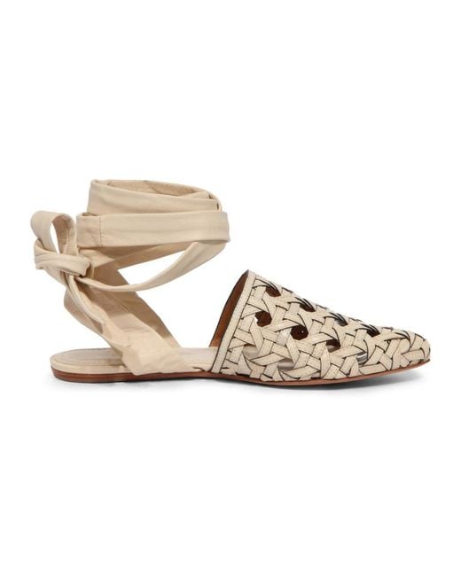 Tory Burch Metallic Flat Sandals
