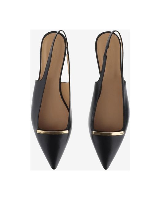 Tod's Black Ballerinas