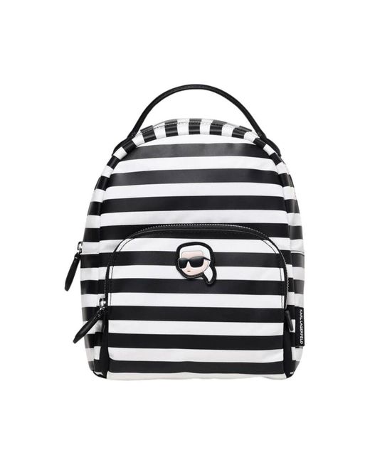 Karl Lagerfeld Black Backpacks