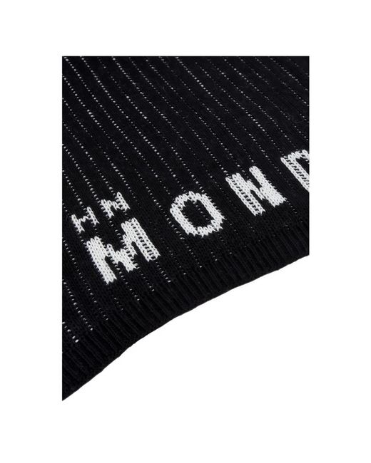 John Richmond Black Winter Scarves