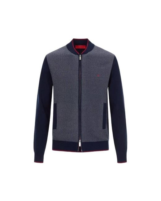 Carolina Herrera Blue Light Jackets for men