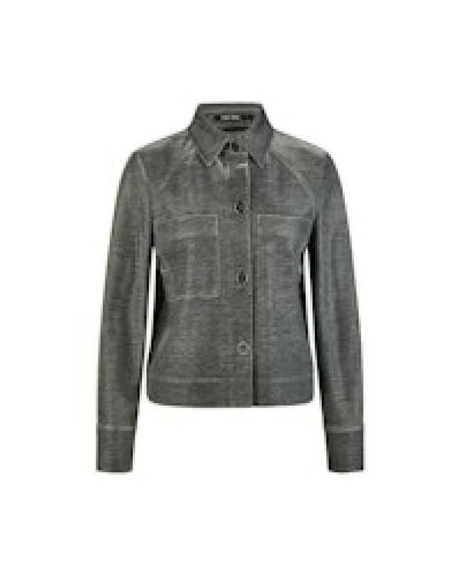 MARC AUREL Gray Elegante Lurex Jacke Für Damen