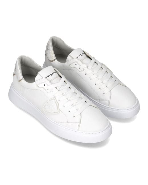 Philippe Model White Sneakers for men