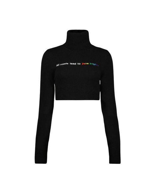 Turtlenecks di Palm Angels in Black