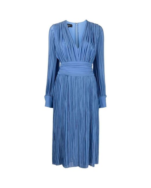 Rochas Blue Midi Dresses