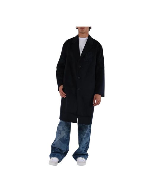Tommy Hilfiger Black Single-Breasted Coats for men