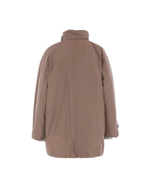 Brunello Cucinelli Stijlvolle Parka Jas Voor Mannen in het Brown