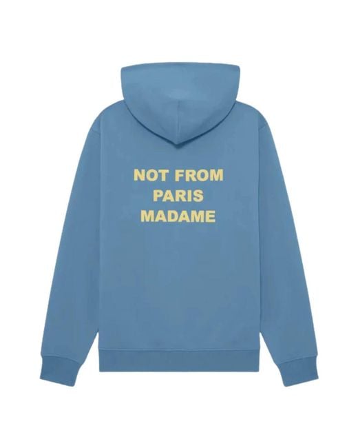 Drole de Monsieur Blue Hoodies for men