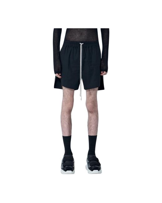 Rick Owens Blue Casual Shorts for men
