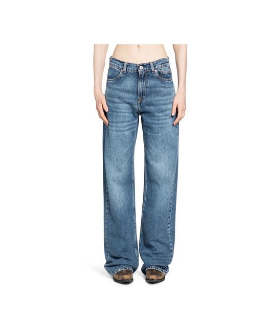 Our Legacy Blue Loose Fit Jeans