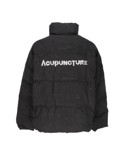 Acupuncture Black Winter Jackets for men