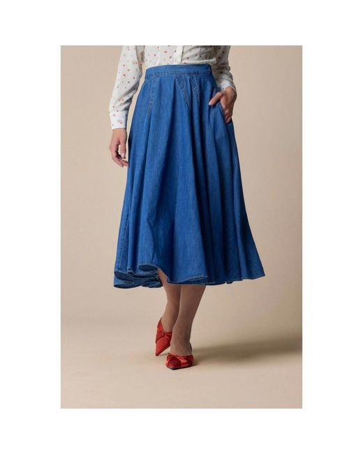 Kocca Denim Skirts in het Blue