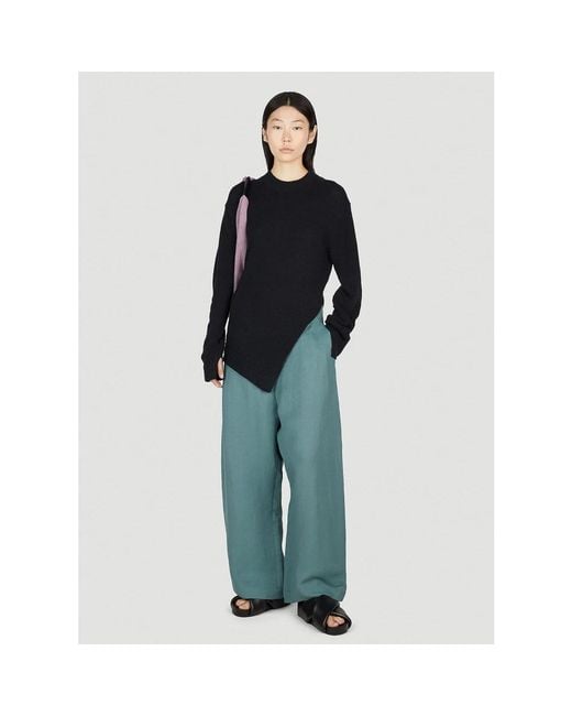 Studio Nicholson Black Round-Neck Knitwear