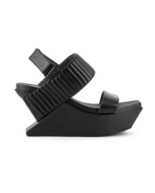United Nude Black Wedges