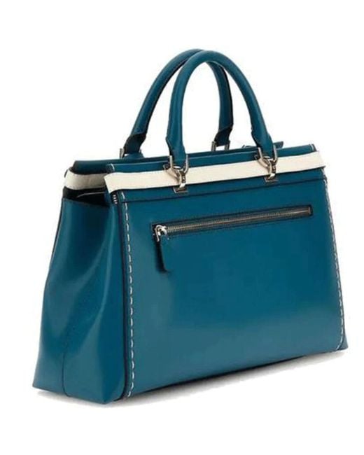 Guess Brown Handbags,aqua blaue rechteckige handtasche