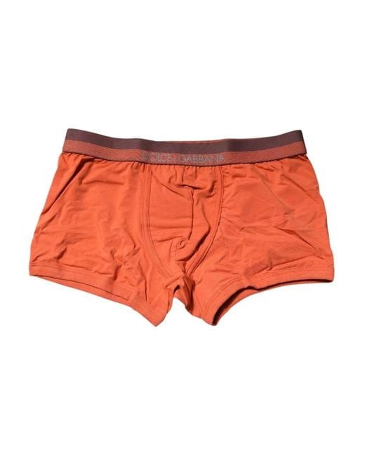 Dolce & Gabbana Orange Bottoms for men