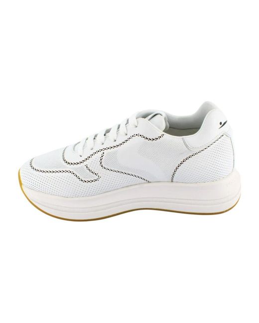 Voile Blanche White Weiße Sneakers Mod.Merry 015