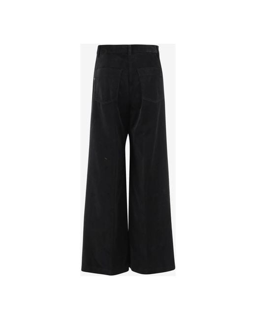 Aspesi Wide Trousers in het Black