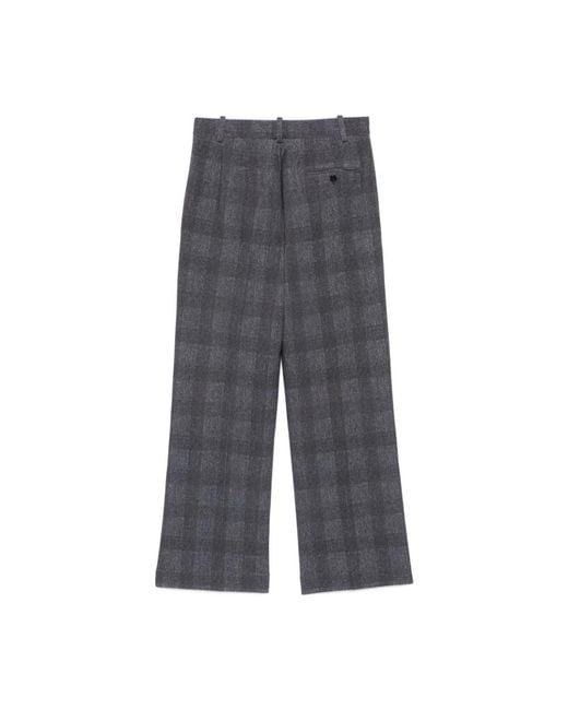 Circolo 1901 Gray Wide Trousers