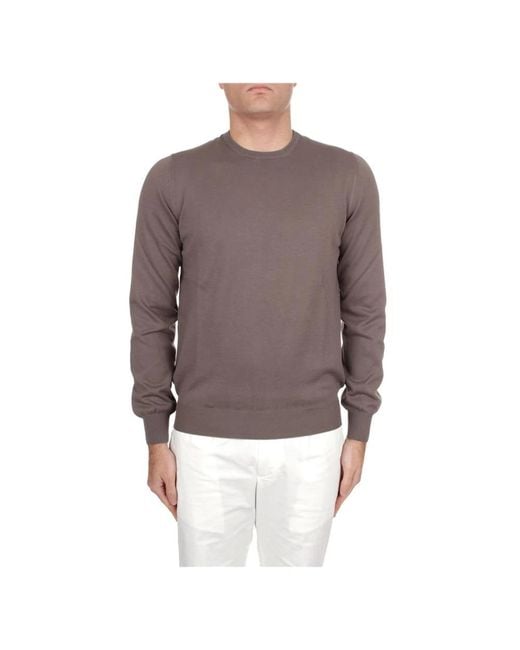 Gran Sasso Brown Sweatshirts for men
