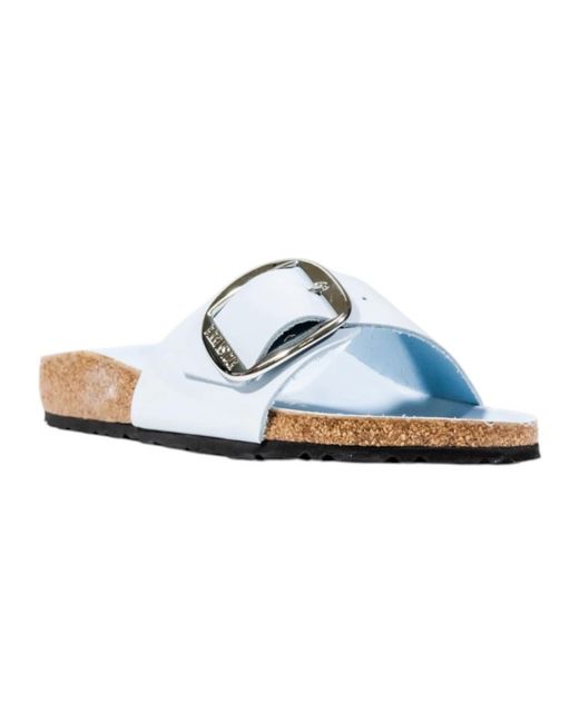Birkenstock White Sliders