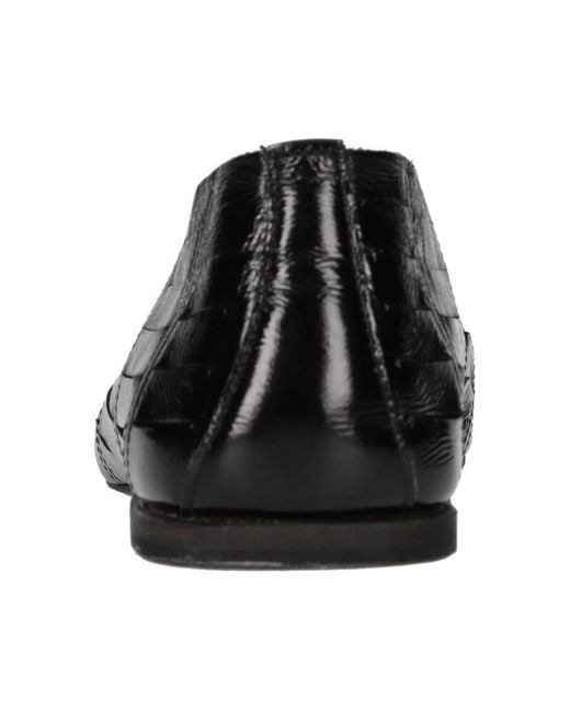 Pantanetti Black Ballerina Shoes