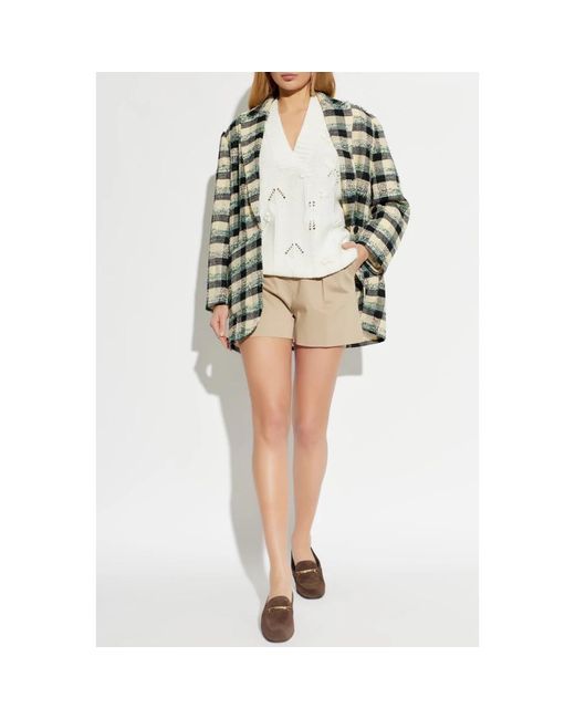 Max Mara Natural Short Shorts
