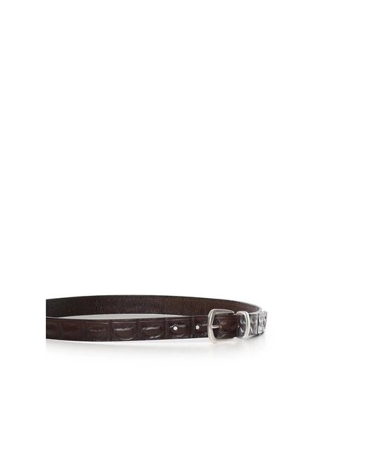 Belts Eleventy de hombre de color White