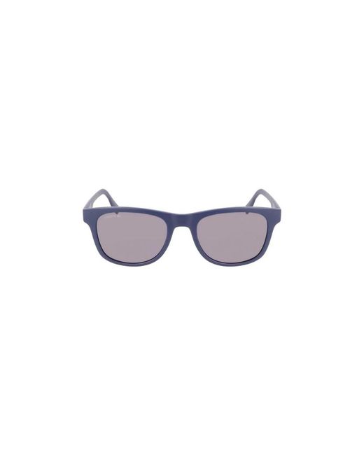 Lacoste Blue Rectangle Color Block Sonnenbrille