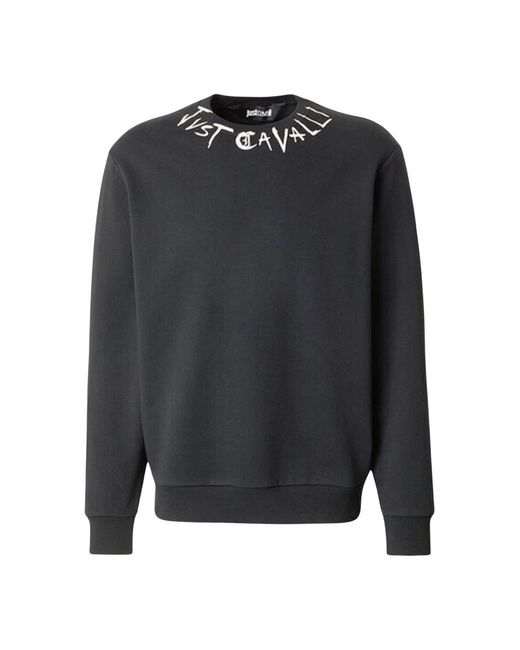 Just Cavalli Gray Sweatshirts for men