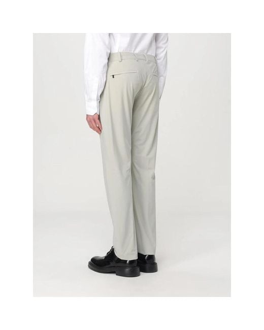 PT Torino Klassieke Slim Fit Broek in het Gray voor heren