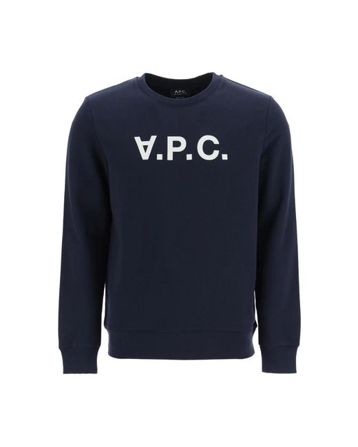A.P.C. Blue Sweatshirts for men