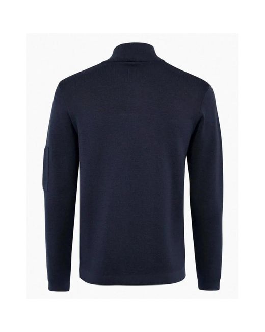 Genti Blue Turtlenecks for men