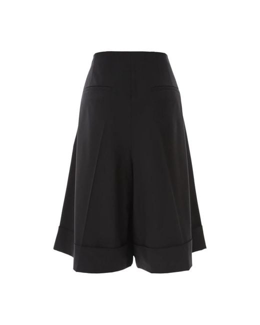 MSGM Black Long Shorts