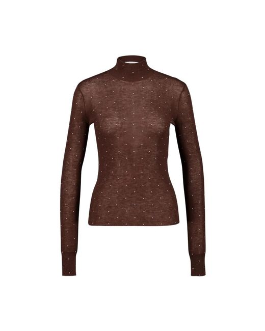 Turtlenecks Rabanne de color Brown