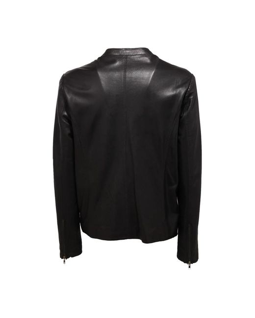 S.w.o.r.d 6.6.44 Black Leather Jackets for men