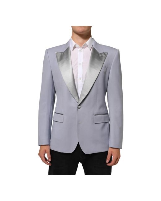 Blazers Dolce & Gabbana de hombre de color Gray