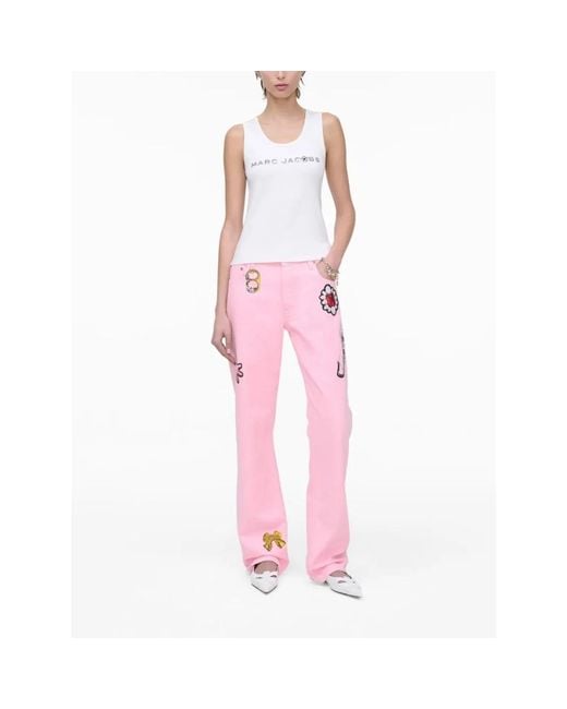 Marc Jacobs White Sleeveless Tops