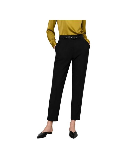 Kocca Black Straight Trousers