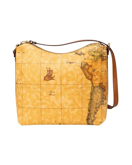 Alviero Martini 1A Classe Yellow Leder reißverschluss tasche herbst/winter